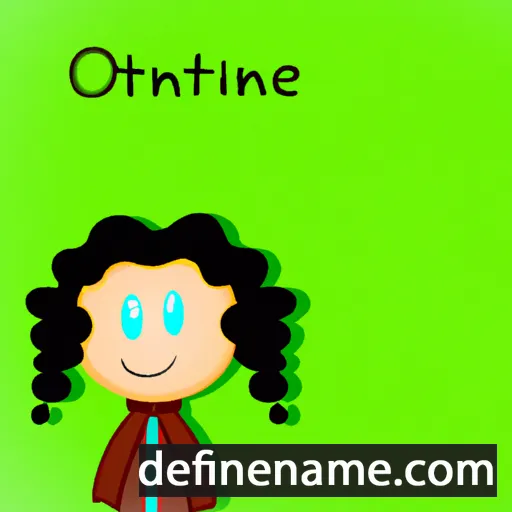 cartoon of the name Oinanthe