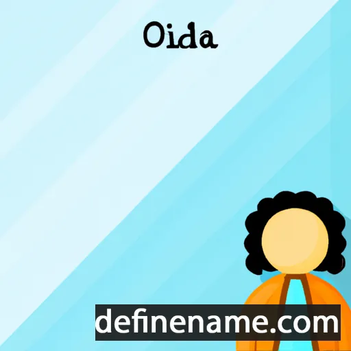 cartoon of the name Oindrila