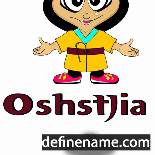 cartoon of the name Ojistah