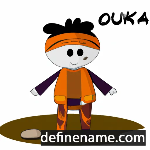 cartoon of the name Okauyak