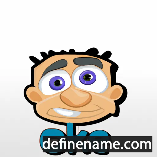 cartoon of the name Oke