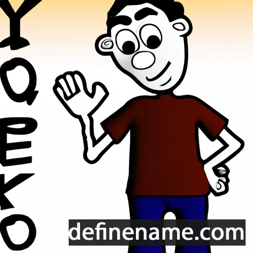 cartoon of the name Okey