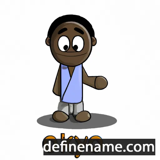 cartoon of the name Okeyo