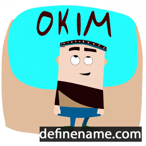 cartoon of the name Okhrim