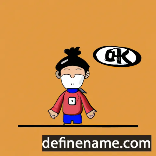 cartoon of the name Oki