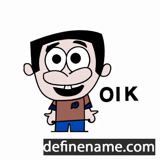 cartoon of the name Oki