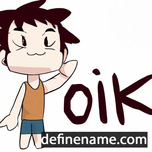 Okiku cartoon