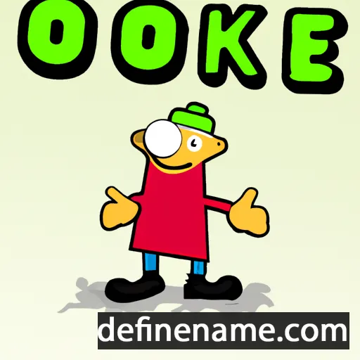 Okke cartoon