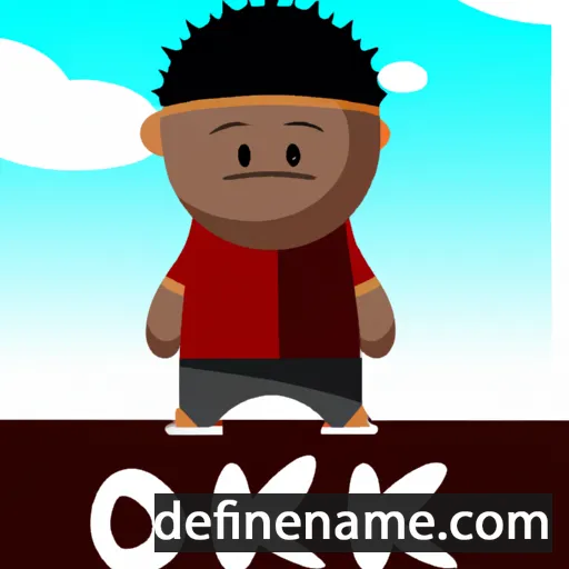 cartoon of the name Okon