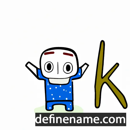 cartoon of the name Oku