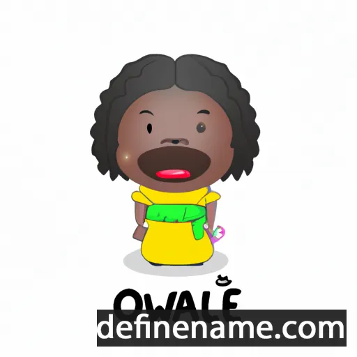 cartoon of the name Olabowale