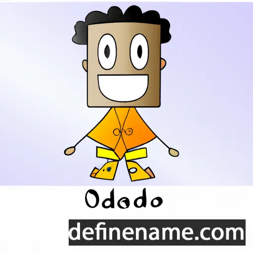 cartoon of the name Oladapo