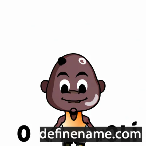 cartoon of the name Oladiipo