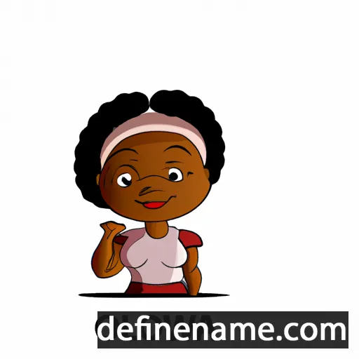 cartoon of the name Olaoluwa