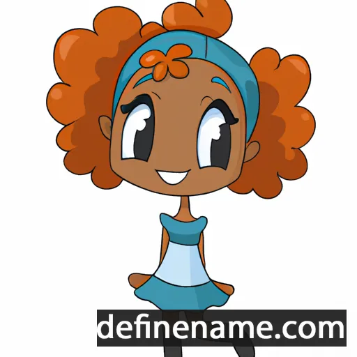 cartoon of the name Olaphine