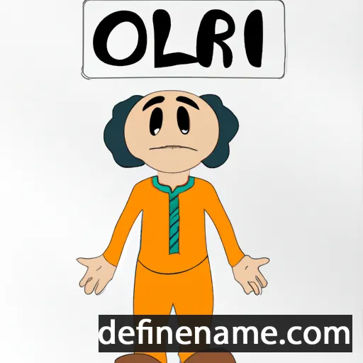 cartoon of the name Olari