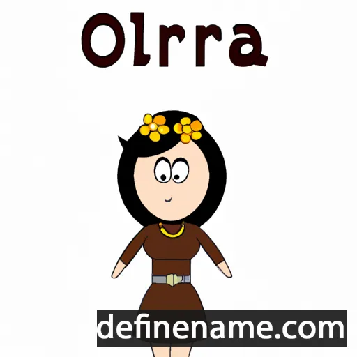 cartoon of the name Olaria