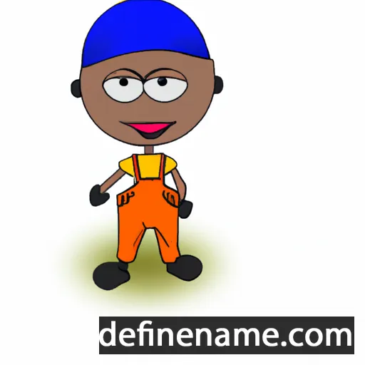 cartoon of the name Olatayo