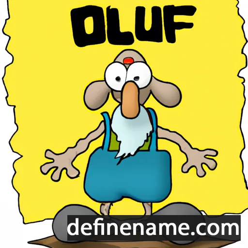 cartoon of the name Olauf