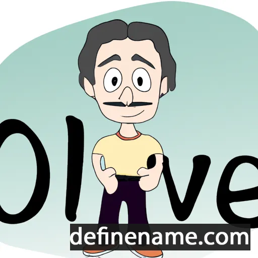 cartoon of the name Olave