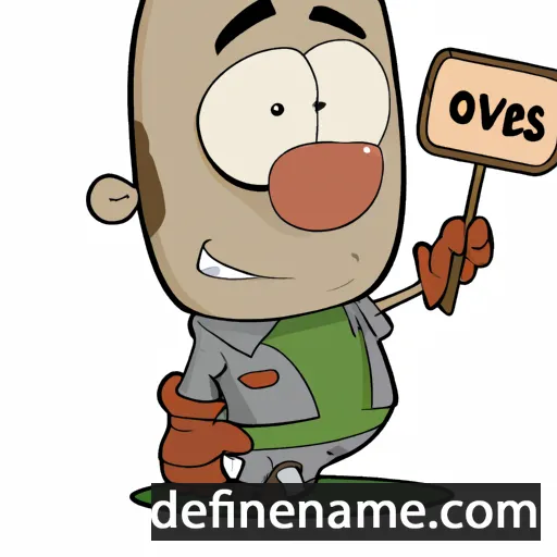 cartoon of the name Olaves