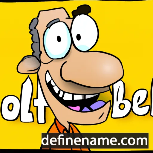 cartoon of the name Olbert