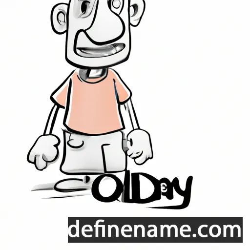 cartoon of the name Olday