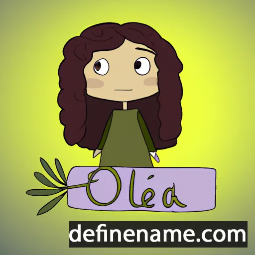 cartoon of the name Olea