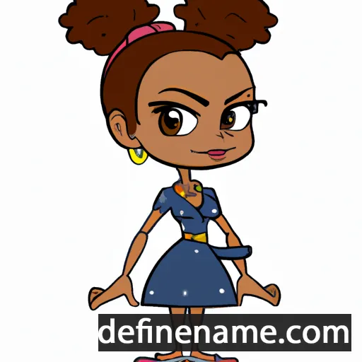 cartoon of the name Oleana