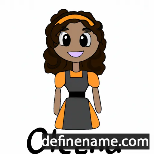 cartoon of the name Oleana