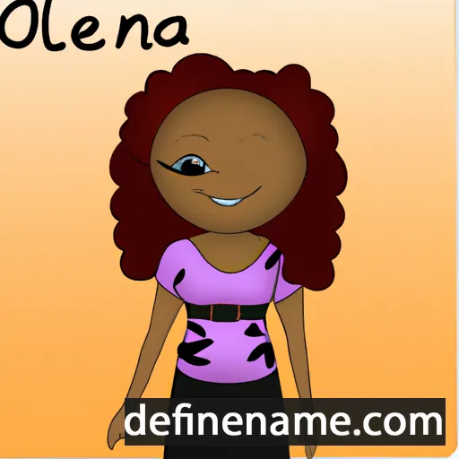 cartoon of the name Oleanna