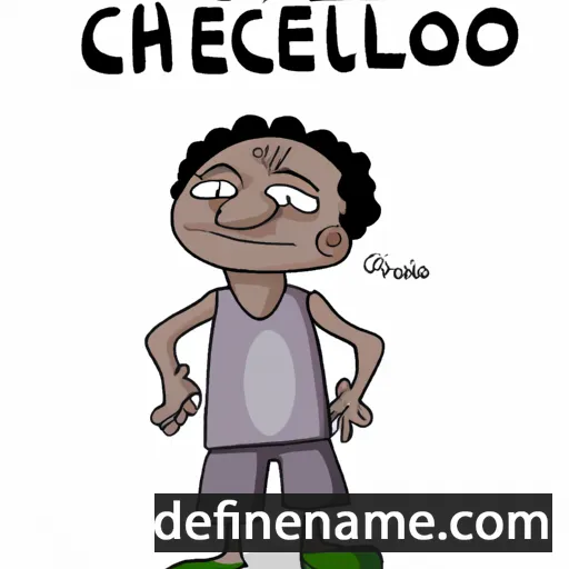 cartoon of the name Olechario