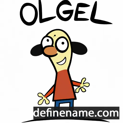 cartoon of the name Olegi