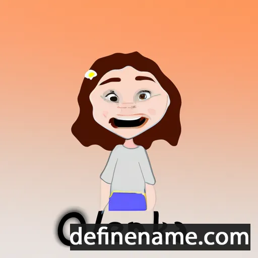 cartoon of the name Olenka