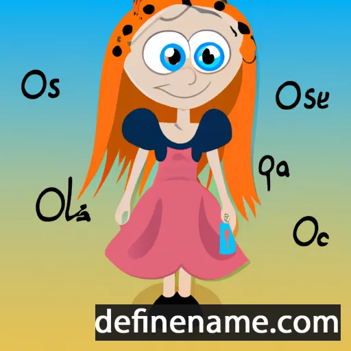 cartoon of the name Olesja