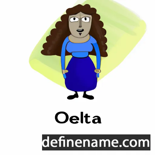 Oleta cartoon