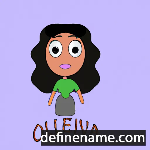 cartoon of the name Oleviana