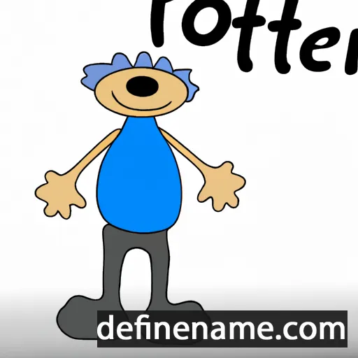 cartoon of the name Olfert