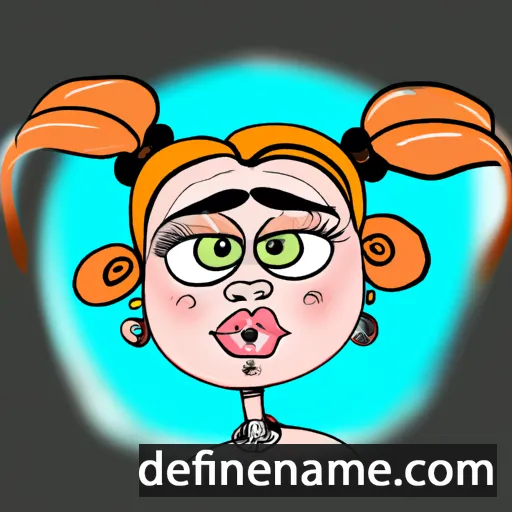 cartoon of the name Olganna