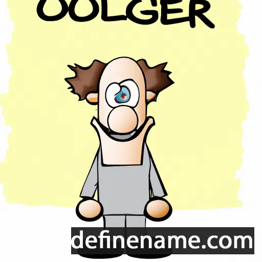 cartoon of the name Olger