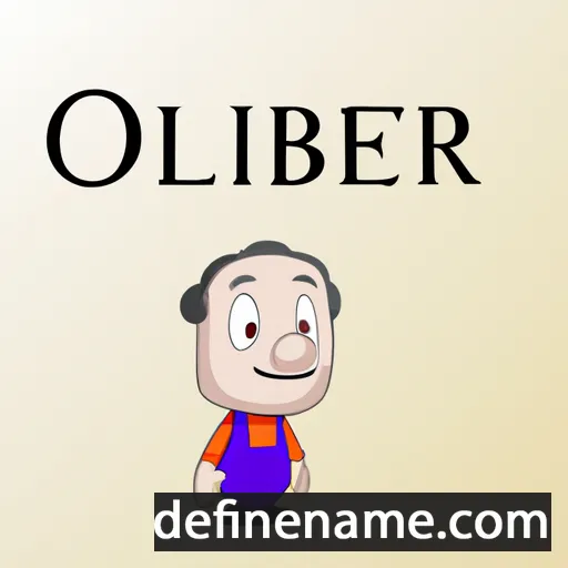 cartoon of the name Oliber