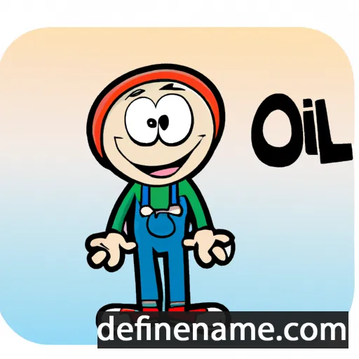 cartoon of the name Olie