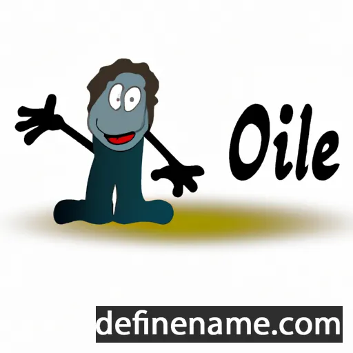 cartoon of the name Olie