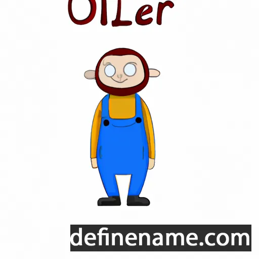 cartoon of the name Olier