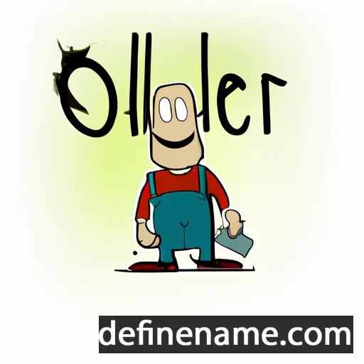 cartoon of the name Olifer