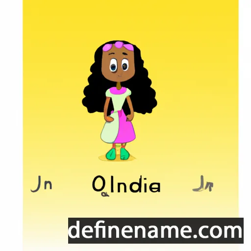 Olindina cartoon