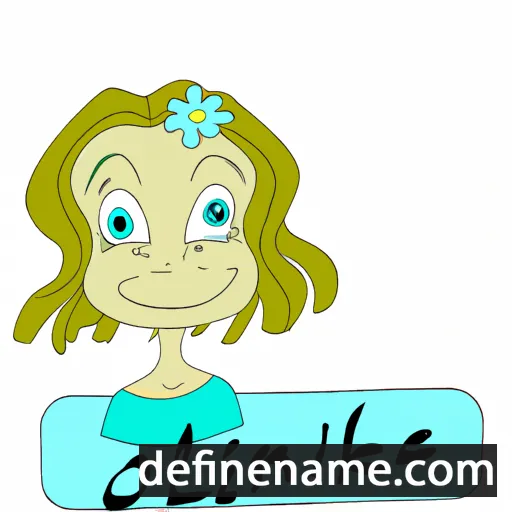 cartoon of the name Olinka