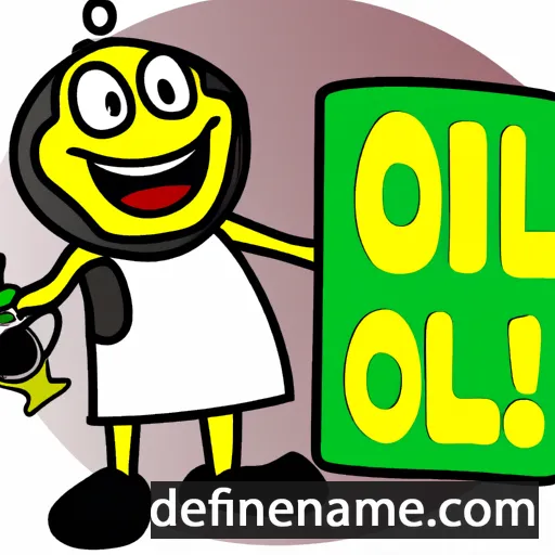 cartoon of the name Olio