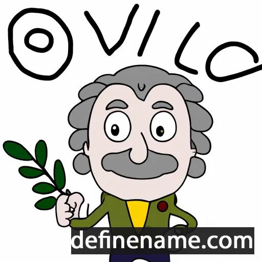 cartoon of the name Olivar