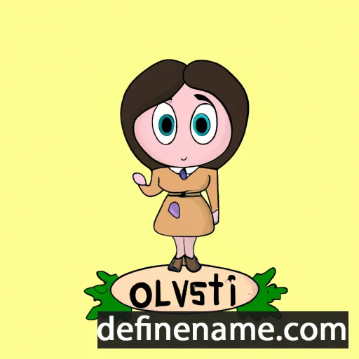 cartoon of the name Olivetta